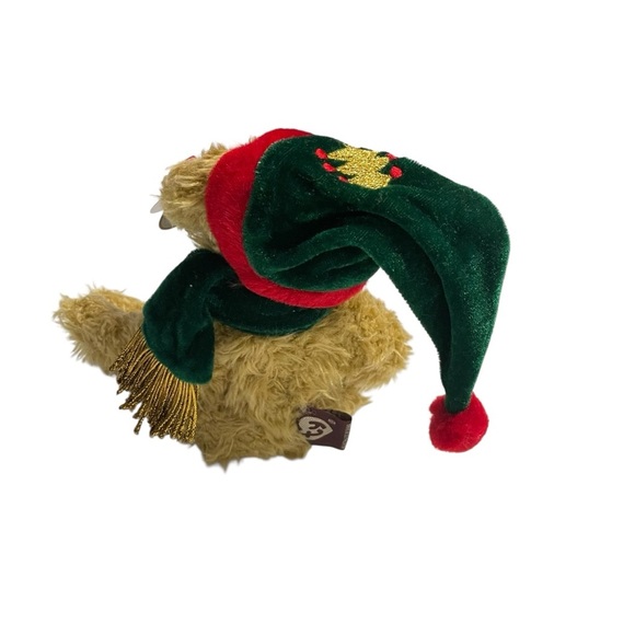 Ty Attic Treasures Spruce Bear 1998 Christmas Holiday Plush Collectible w/ Tags - Picture 4 of 14